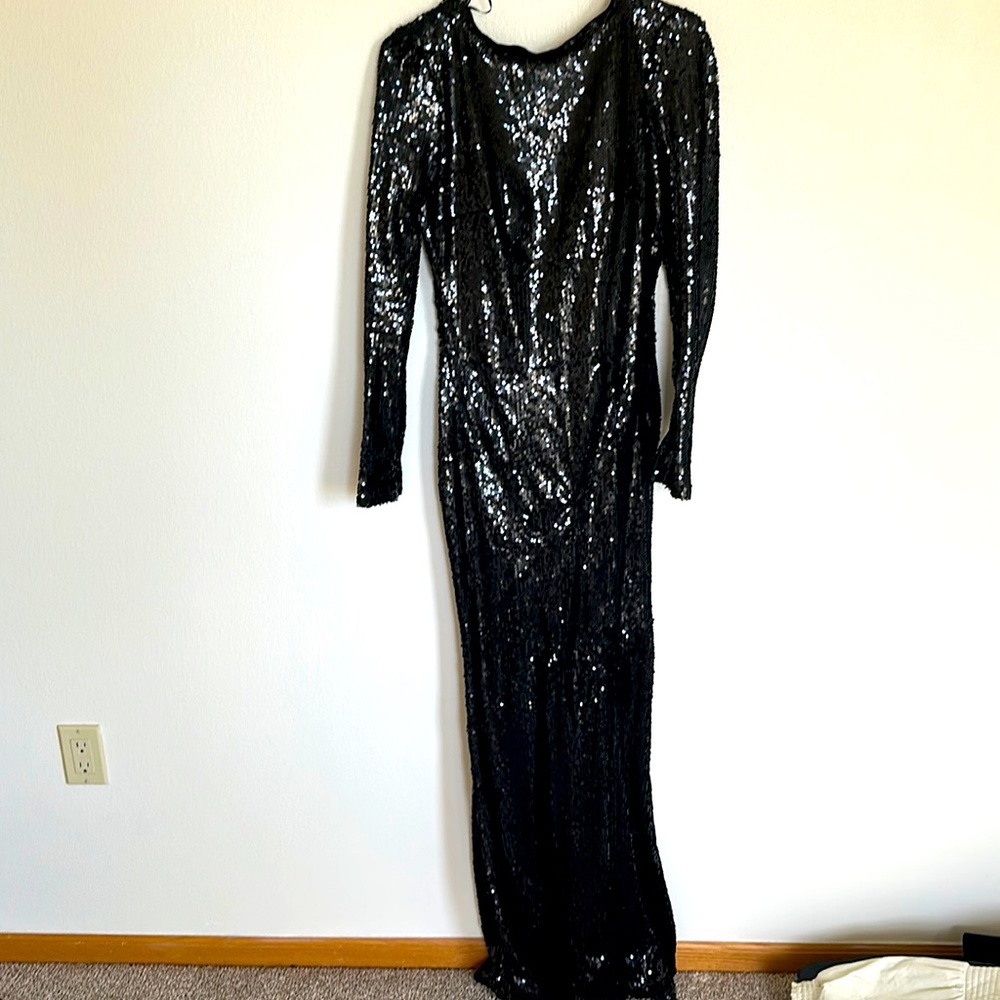 Black Sequins dress